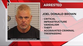 Traffic stop leads to arrest in major electric grid vandalism case