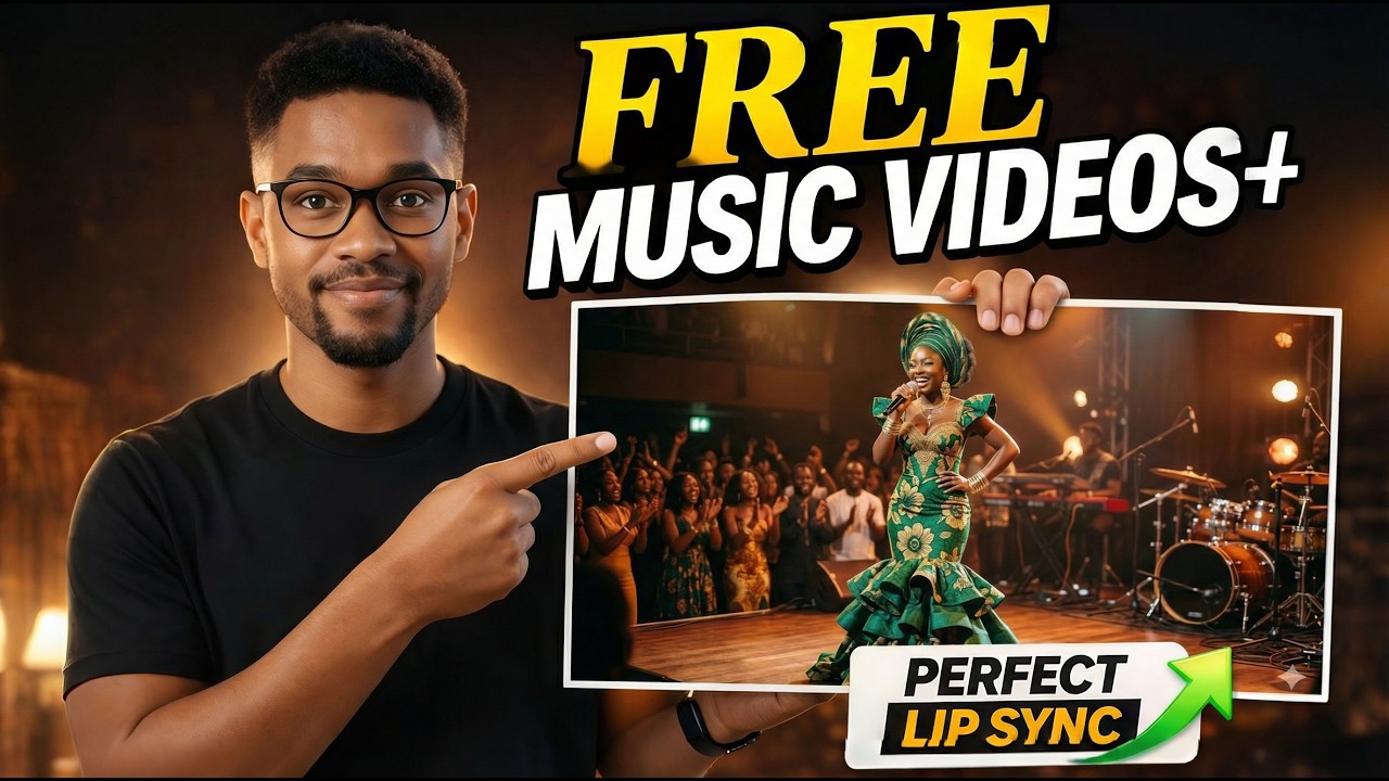 Create FREE AI Music Videos with PERFECT Lip Sync 🤯 - YouTube