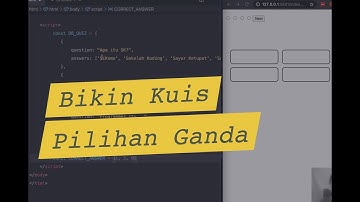 Kuis pilihan ganda di Javascript