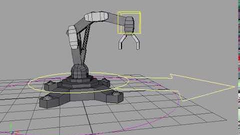 3D Animation - Mech Arm Rig Playblast