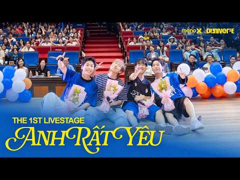 DUNIVERSE - ANH RẤT YÊU | The First Livestage