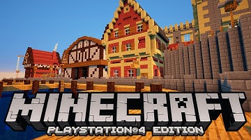Minecraft PS4 Edition Official Gameplay (First Minecraft PS4 Gameplay Released)