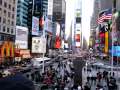 Times Square New York City - Panorama view from &quot;TKTS-Booth&quot; stairs