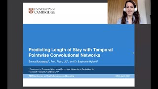 Predicting Length of Stay with Temporal Pointwise Convolutional Networks - ACM CHIL 2021 Talk