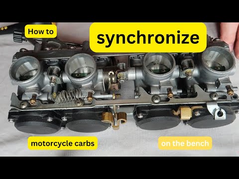 How to bench synchronize a set of motorcycle carbs/ #Motorcycle Restoration | Restoration Biker