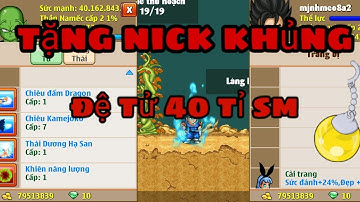 Ngọc rồng online - tặng acc khủng đệ tử 40 tỉ sức mạnh có bông tai + nhiều cải trang VIP