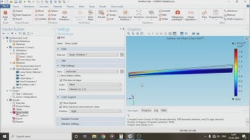 Structural Analysis of Cantilever Beam by COMSOL Multiphysics (With Calculation of Deflection)