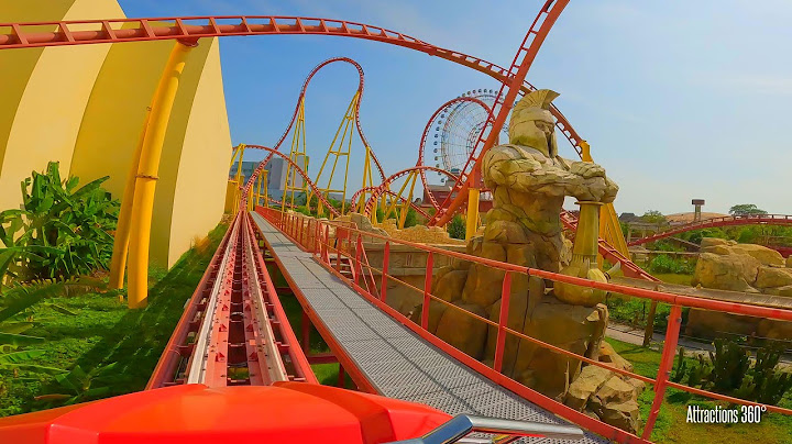 Firestorm Launch Coaster | Wrath of Zeus at VinWonders Phu Quoc, Vietnam 2023