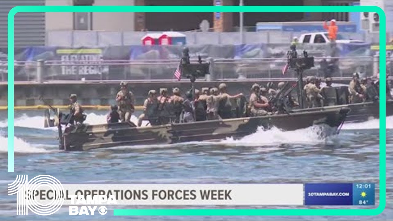 SOCOM holds military demonstration at Tampa Convention Center