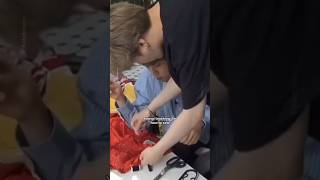 Yoongi teaching Jin How to sew, a man written by woman 😺