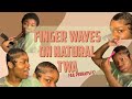 Finger Waves On Natural TWA | Fail….I Think?????
