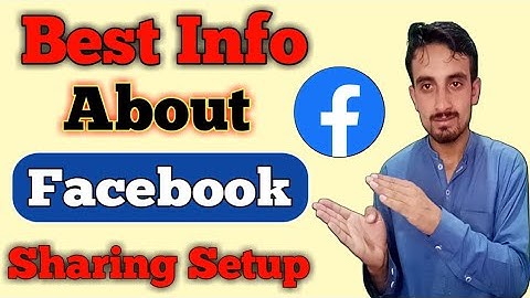 Facebook Sharing Setup | Sharing Method 2022