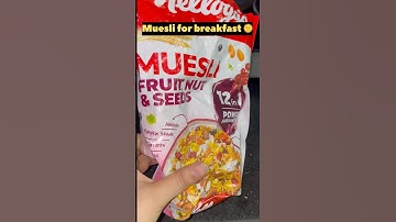 KELLOGGS MUESLI FRUIT, NUT & SEEDS #shorts #shortsfeed #kelloggs #muesli