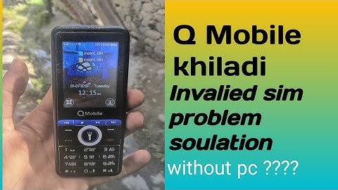 How to change imei number Qmobile khiladi bizmaster