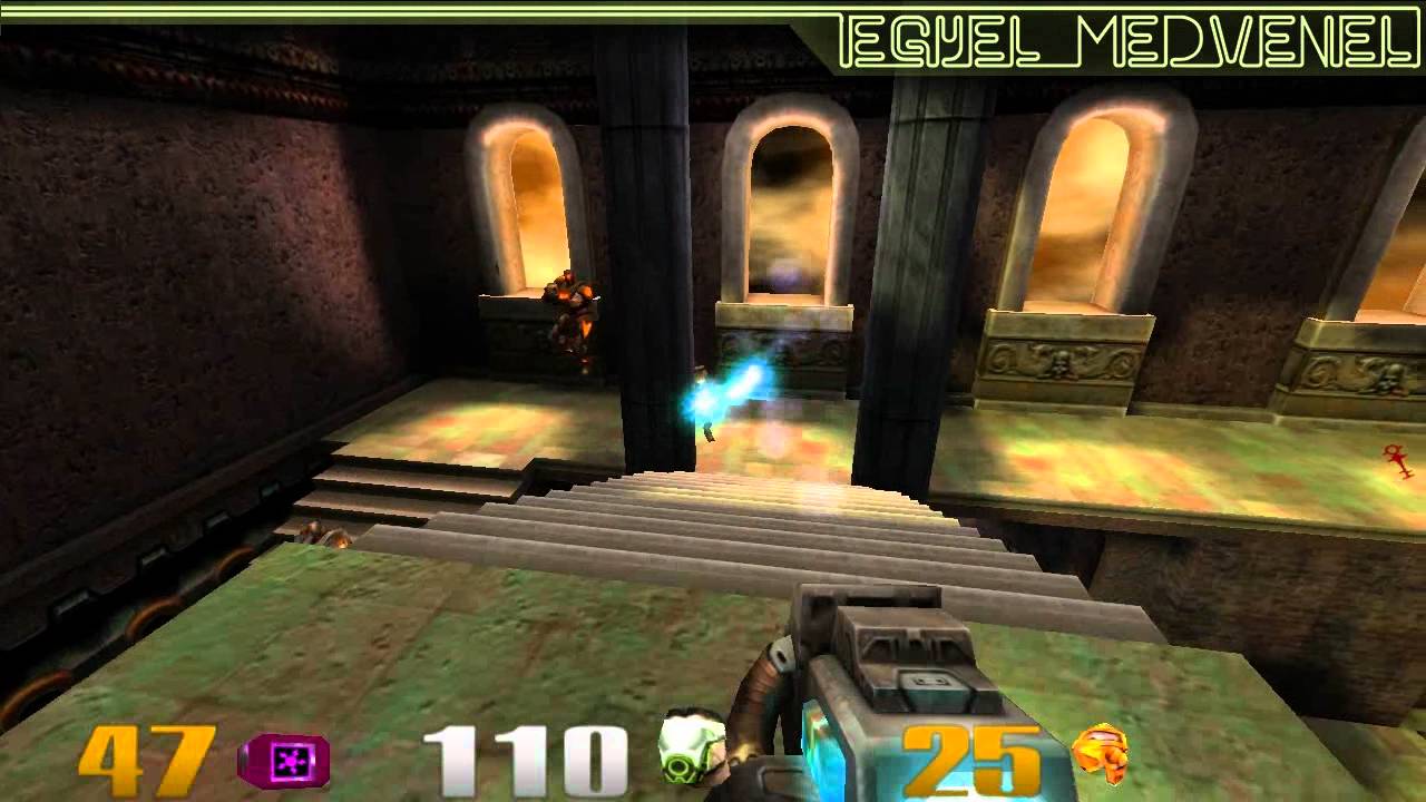 Temple Escape (Q3) - map walkthrough