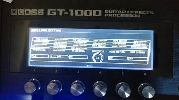 MIDI Sync a BOSS GT-1000 to a BOSS RC-505 Loop Station