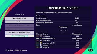 Godoy cruz vs Tigre