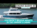 You won't believe what's in the owner's cabin! Grand Banks 85 exclusive tour | Motor Boat & Yachting