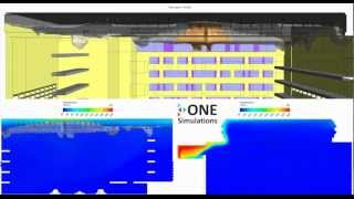 Brandsimulatie atrium by ONE Simulations