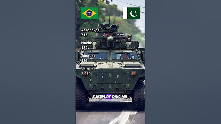 Comparação militar | BRASIL vs PAQUISTÃO