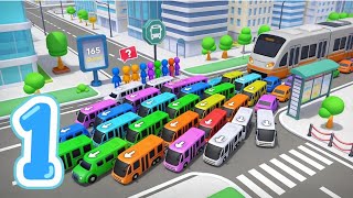 Car Jam Solver: Car Parking - Level 1 - 5 - Gameplay Walkthrough - iOS & Android - ASMR Game screenshot 4