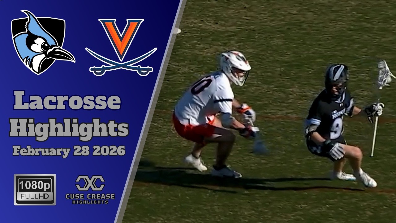 Johns Hopkins vs Virginia | 2026 Lacrosse Highlights