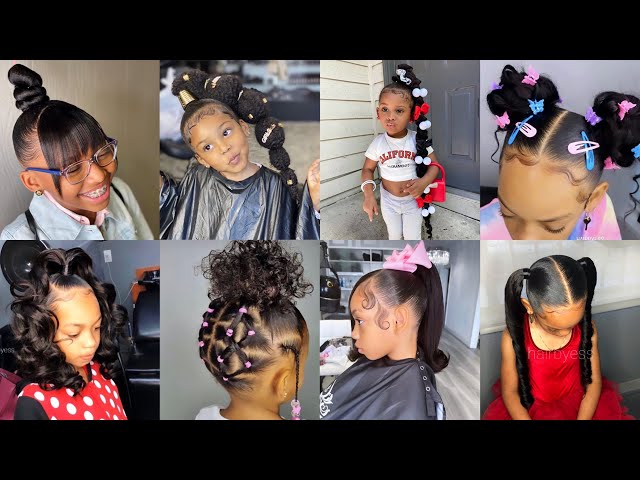 Hairstyles for girls•natural hair•curly hair•hair•cute hairstyles•easy  hairstyles | Hair styles, Natural hair styles, Natural hairstyles for kids