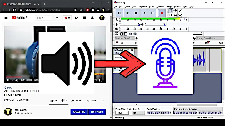 How to connect speaker output to mic input easy method