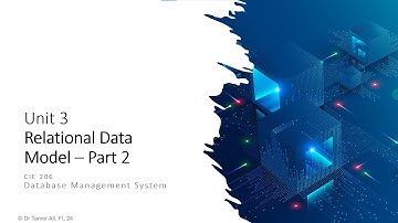DBMS | Unit 03 | Relational Data Model - 02 (Fall 2024)