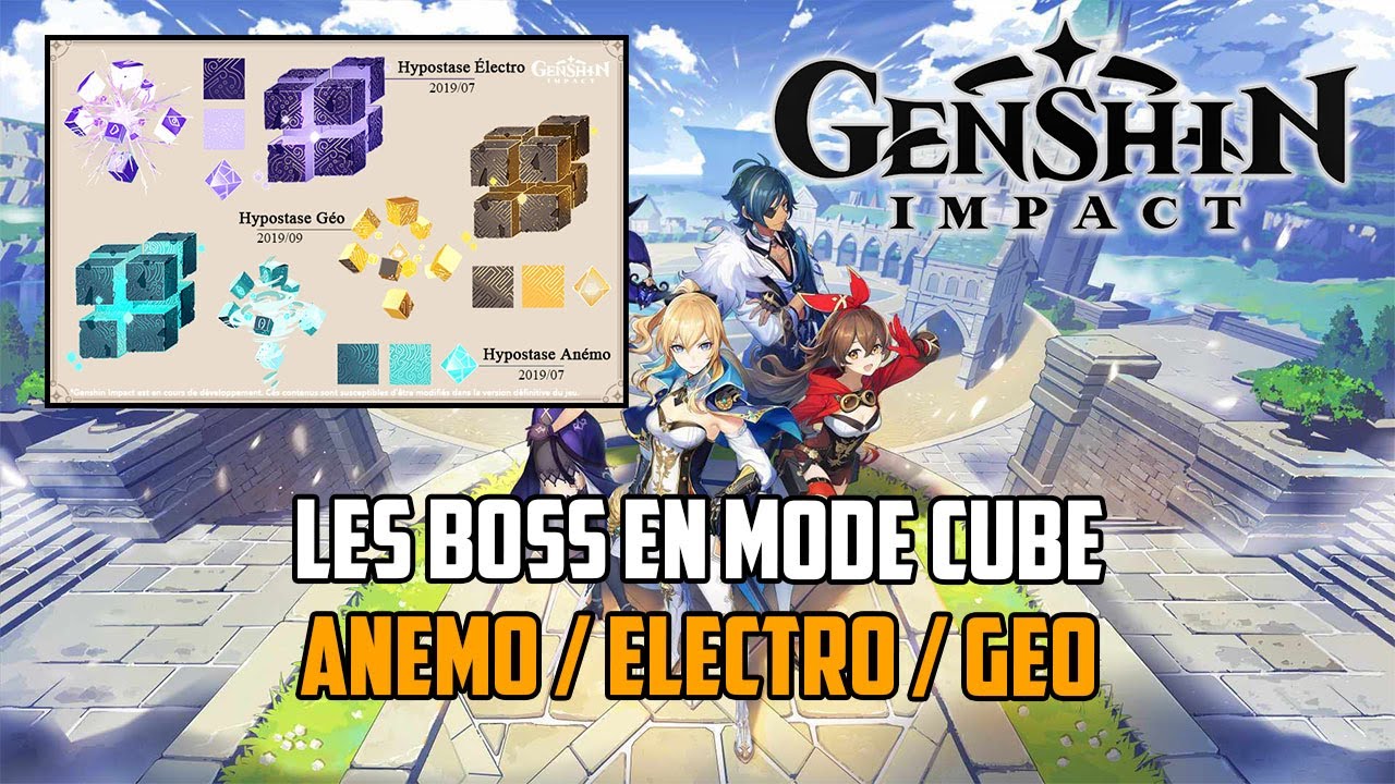 [Genshin Impact] Les boss Hypostase Anemo / Electro / Geo - YouTube