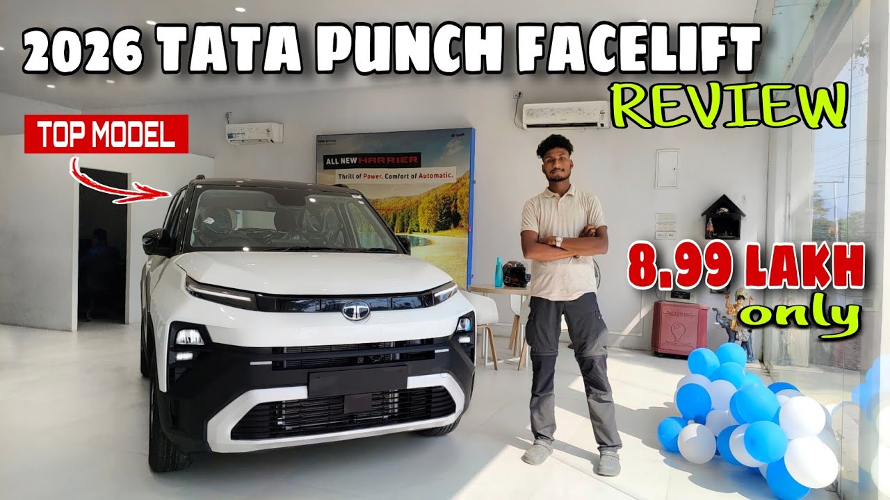 2026 Tata punch Facelift top model review | sunroof, features, sefty all detailed review