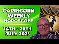 ♑ Capricorn Weekly Horoscope | July 14 - 20, 2025 | Patrick Arundell Astrology