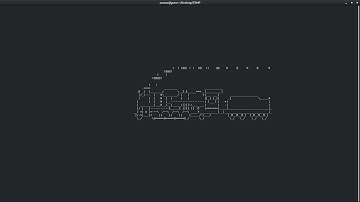 Steam Locomotive in Linux Terminal