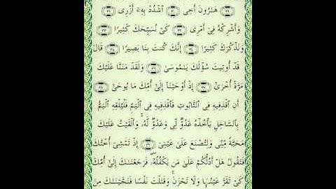 ايات من سوره طه  بصوت  القاري ادريس ابكر  من موقع  TV قران