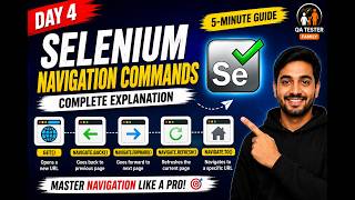 Day 4: Selenium Navigation Commands | Complete 5-Minute YouTube Script