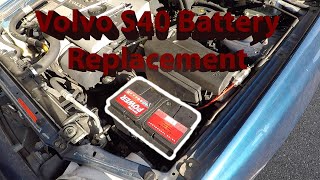 Volvo S40 - Battery replacement