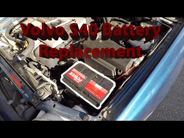 Volvo s40 sale battery