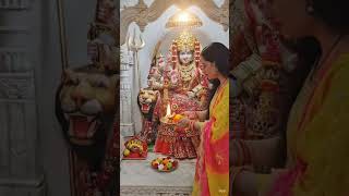 leke pooja ki thaali🙏🙏# navratri special video status 🧡💛