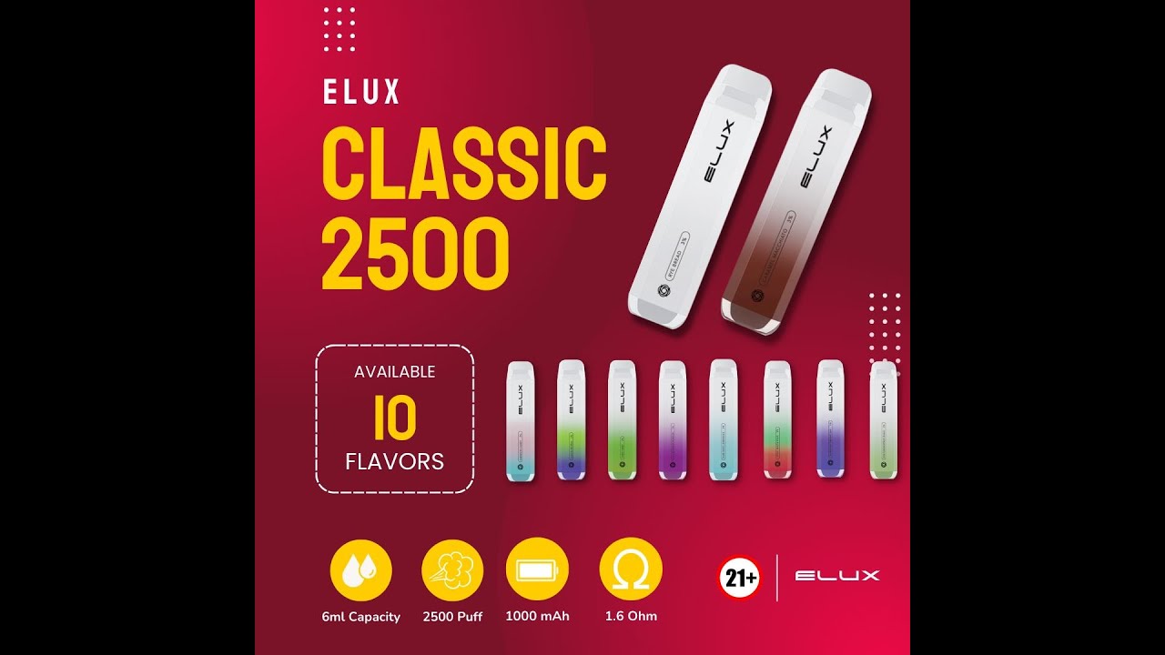 ELUX CLASSIC 2500 Puffs