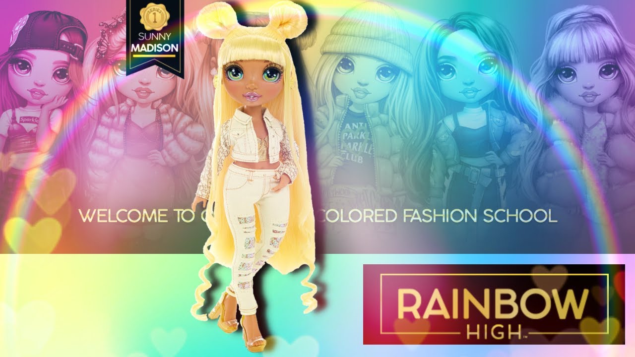 Sunny Madison Rainbow High Doll Review - YouTube