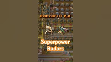 Did You Know Radars Can Do THIS in Factorio? #factorio #factoriospaceage #factoriotutorial