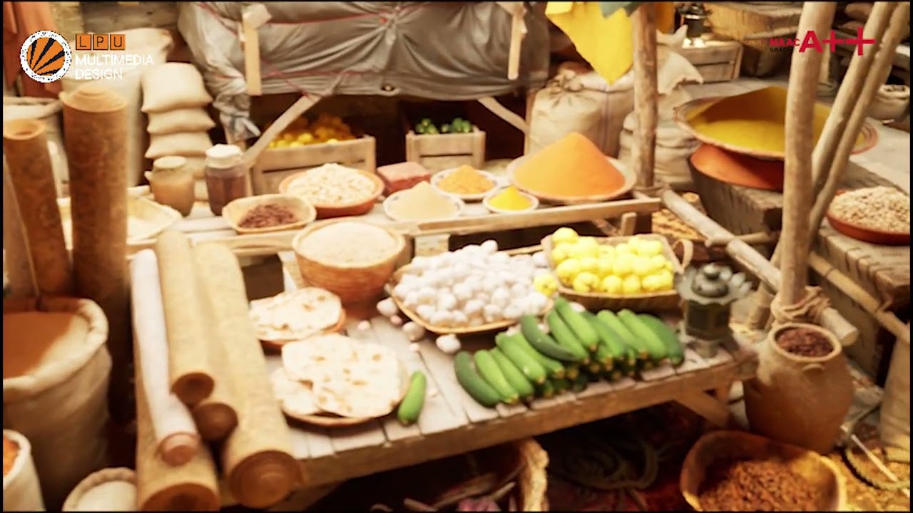 Immersive 3D game environment scene created by a talented B.Design (Gaming) student at LPU