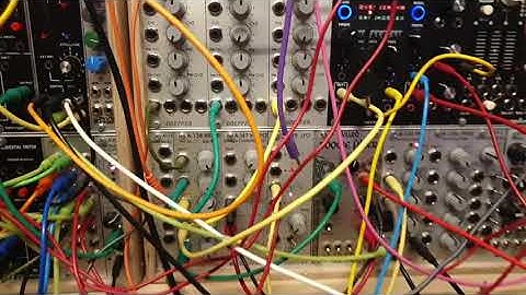 Ratcheting sequences with three Doepfer A-160-5 clock multiplying ratchet controllers