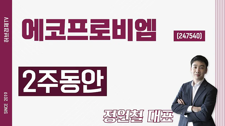 에코프로비엠 (247540) - 2주동안