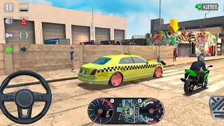 Taxi SIM 2020 | Miami City : Bentley Mulsanne Yellow Wheel Drive Car Simulator Android Gameplay