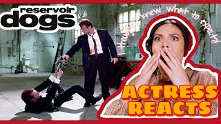 ACTRESS REACTS to RESERVOIR DOGS (1992) * The Chaotic Energy is TOO REAL!!! * First time watching *