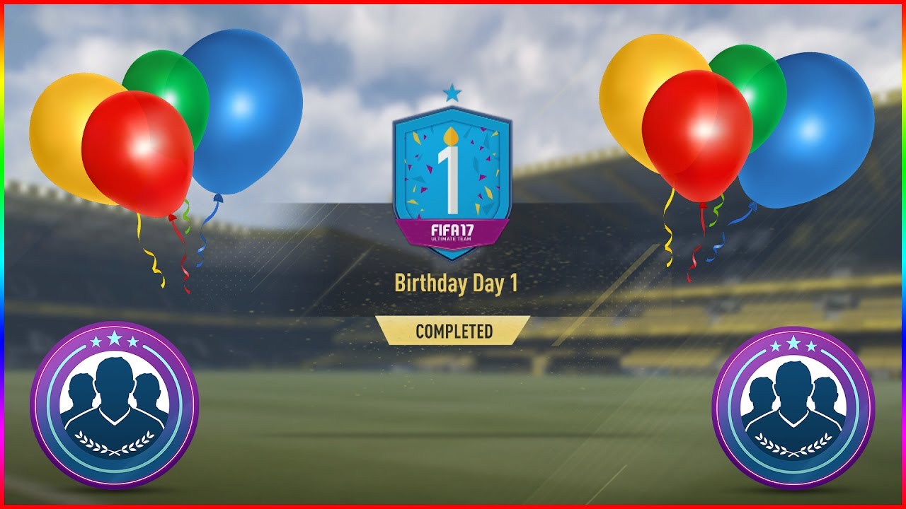 FIFA 17 | NEW FUT BIRTHDAY SBC #1