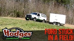 FORD STUCK IN A FIELD