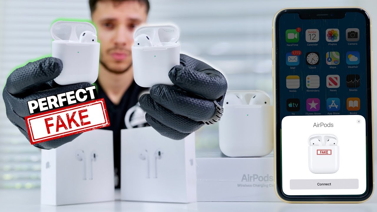 Blind tillid Staple Justerbar NEW Perfect Fake AirPods 2 Released! 1:1 supercopy - YouTube