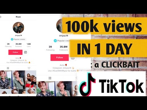 How to get 100k views on tik tok in 1 day/tik tok video par views kaise ...